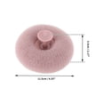 thumbnail image 2 of Unique Bargains Bath Loofah Sponge Body Puffs for Shower 2.17"x4.53" 1 Pc Purple, 2 of 3