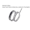 thumbnail image 1 of Bagues Argent 925 Anneaux Réglables Bagues de Mariage Promesse, 1 of 1