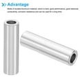 thumbnail image 4 of M4 Aluminum Spacers, 10 Pcs Metal Spacer Aluminum 4.1mm ID x 7mm OD x 25mm L Aluminum Spacer Screw Standoff Round, 4 of 5