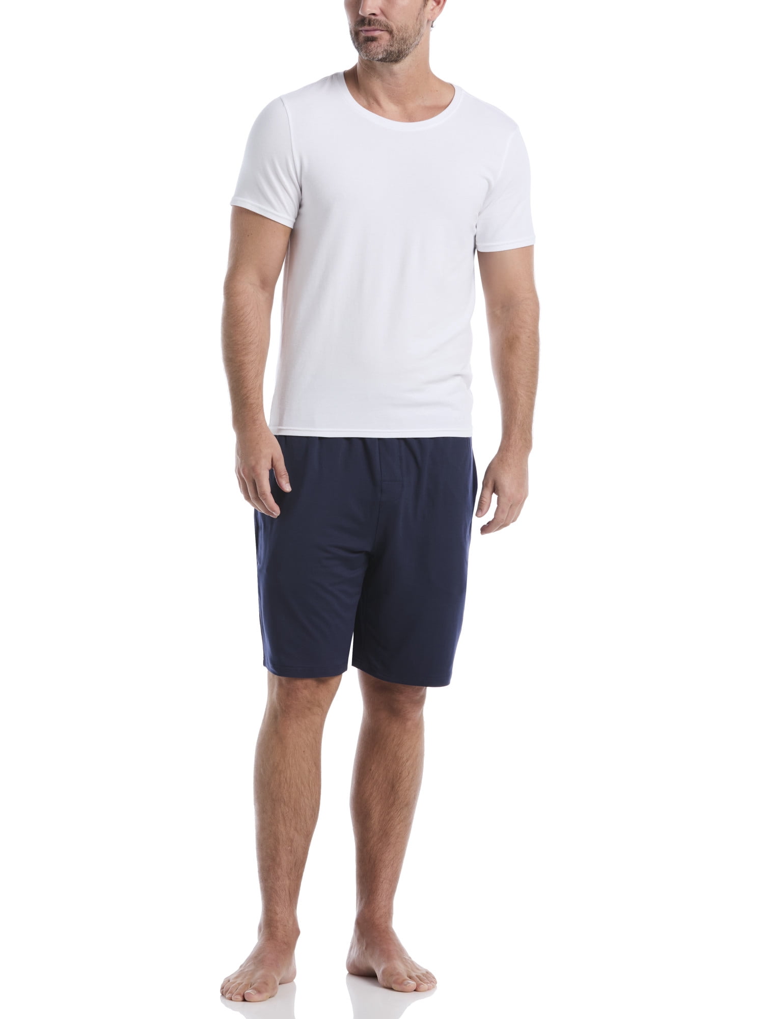 Ben Hogan Men's and Big Men's Deluxe Touch Solid Sleep Lounge Short, Size S-2XL