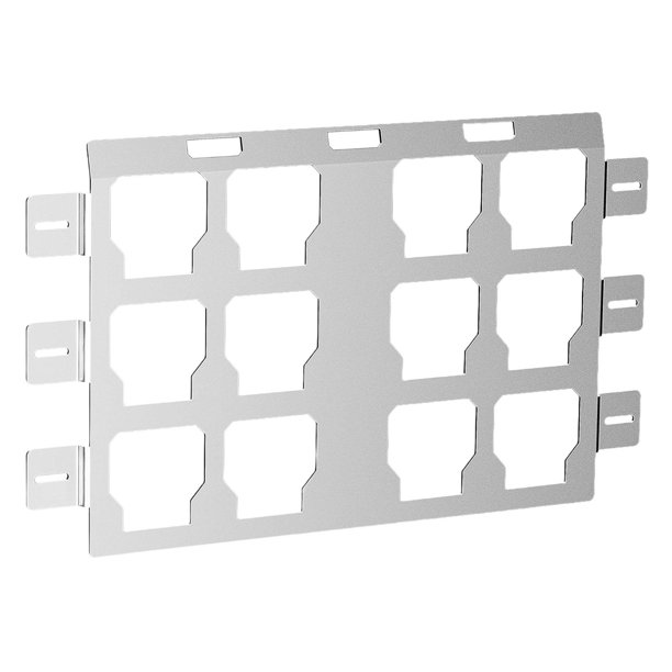 Soporte organizador compatible con placa de montaje, resistente al desgaste, base de montaje estable para caja de camioneta, furgoneta, taller