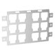 thumbnail image 1 of Soporte organizador compatible con placa de montaje, resistente al desgaste, base de montaje estable para caja de camioneta, furgoneta, taller, 1 of 8
