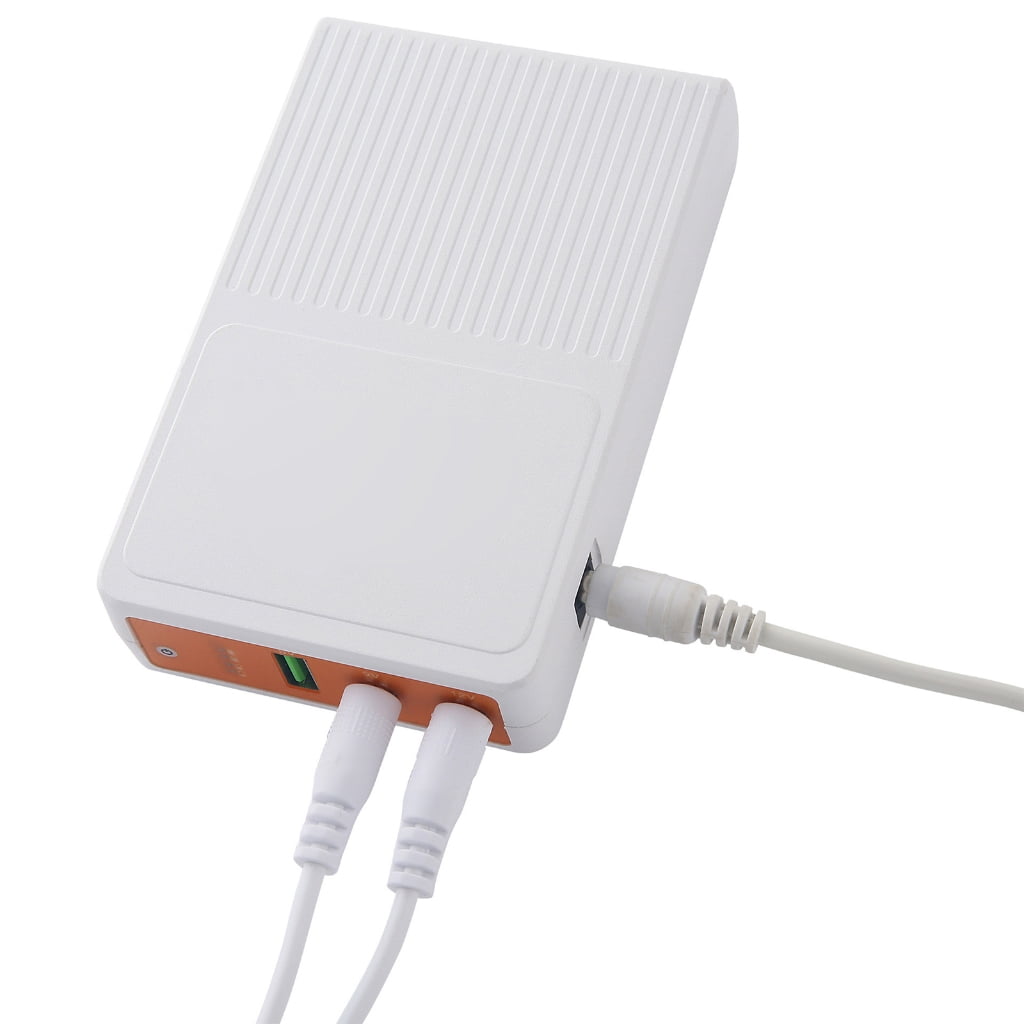AOOOWER UPS Battery Backup Power 5V 9V 12V 10400mAh Uninterruptible Power Supply