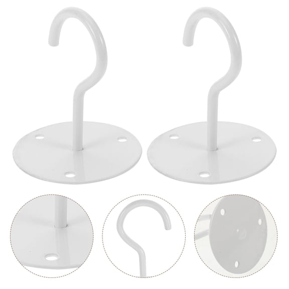 RENACLIPY Roof Hooks For Hanging Plants Metal Ceiling Hooks 2Pcs