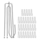thumbnail image 1 of GOOHOCHY 30 Uds. Ganchos de cortina de acero inoxidable, ganchos de repuesto para cortinas, ganchos de cinta plisada para cortinas, 1 of 7