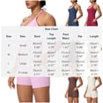 thumbnail image 4 of ZUKMRJPC Women 2 Piece Workout Sets Solid Color High Waisted Biker Shorts Halter Tank Tops Slim Fitted Stretchy Yoga Gym Athletic Sets, 4 of 4