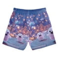 thumbnail image 2 of Cute Little Ghost Boys Swim Trunks Quick Dry Boy Swim Shorts for 3-14 Years, 2 of 8