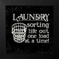 thumbnail image 2 of Reed, Tara 15x15 Black Modern Framed Museum Art Print Titled - Laundry Room Humor black VII-Sorting Life, 2 of 5