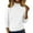 White #026, variant on Knit Sweaters for Women Warm Knitted V Neck Tops Fall Winter Long Sleeve Soft Sweater Pullover White S