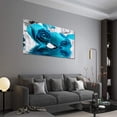thumbnail image 4 of Canvas Wall Art for Bedroom Black and white bathroom Wall Decor Modern Art Wolf Animal Abstract Canvas Paintings Wall Artworks for Living Room Ready to Hang Pictures home Decoration-12x16 inches, 4 of 6