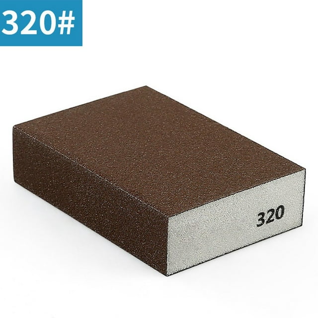 1 Pce Éponge de Meulage Mural 60-320# Bloc de Sable Papier de Verre Brique de Sable Poli
