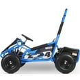 thumbnail image 2 of MotoTec Mud Kids Electric 48V 1000w Go Kart Full Suspension, Blue, 2 of 4