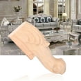 thumbnail image 2 of MAGT Pieds de Meubles sculptés, 4pcs Pieds d'armoires de Style européen Pied de Table sculpté en Bois Pied de Meubles sculptés pour Armoire de Table de canapé(15 * 6cm), 2 of 8