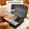 thumbnail image 6 of HOUSNIFLEX 3 Piece Luggage Set (20/24/28 Inch), Lightweight Expandable Suitcases with TSA Lock & 360° Spinner Wheels, Black, 6 of 8