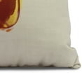 thumbnail image 2 of Simply Daisy, 20" x 20" Pepper Outdoor Pillow, Maroon, 2 of 2