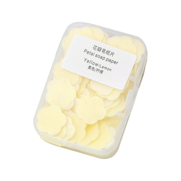Binmer Travel Portable Hand Wash Soap Paper Disposable Soap Paper