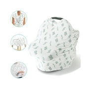 The Peanutshell Baby Nursing Cover, Car Seat Canopy, 6 in 1 Multiuse, Eucalyptus