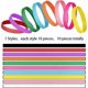 thumbnail image 2 of Solid Color Silicone Wristbands - 100 Stretch Bracelets for DIY Projects & Events, 2 of 4