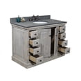 thumbnail image 5 of InFurniture WK1848-G-MG TOP 48 in. Rustic Solid Fir Single Sink Vanity in Grey-Driftwood With Polished Textured Surface Granite Top-No Faucet, 5 of 5