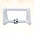 thumbnail image 1 of WRITWAA Portable PVC Soccer Door Inflation Network Goal White Suitable for Indoor Outdoor Sports, 1 of 7