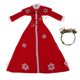 thumbnail image 1 of Vestido y capa de manga larga navideña de moda con patrón de nieve para 1/3 Night Lolita Doll Cosplay Zulema Vestido de muñeca de Navidad, 1 of 8
