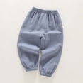 thumbnail image 2 of YTDSCS Toddler Kids Boys Joggers Pants 1T 2T 3T 4T 5T Baby Boys Elastic Waistband Pants Lounge Athletic Pants Seven-Point Pants Sweatpants for Kids Boys, 2 of 8