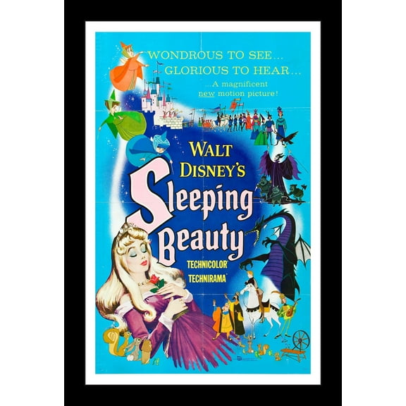 SLEEPING BEAUTY - 11x17 Framed Movie Poster