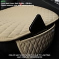 thumbnail image 4 of Pu Leather Car Seat Bottom Covers Protectors Include Pair Front Driver Seat Pad Mat and Rear Bench Cover Universal Fit % Vehicles, 4 of 9