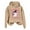 yue866-Khaki, variant on KHONTS In October We Wear Pink Sweatshirt Cancer Awareness Hoodie Halloween Cute Ghost Pumpkin Graphic Pullover Tops Pink XL