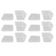 thumbnail image 3 of Fiambrera desechable para microondas, contenedor de comida Rectangular transparente desechable con tapa, 10 Uds., 3 of 8