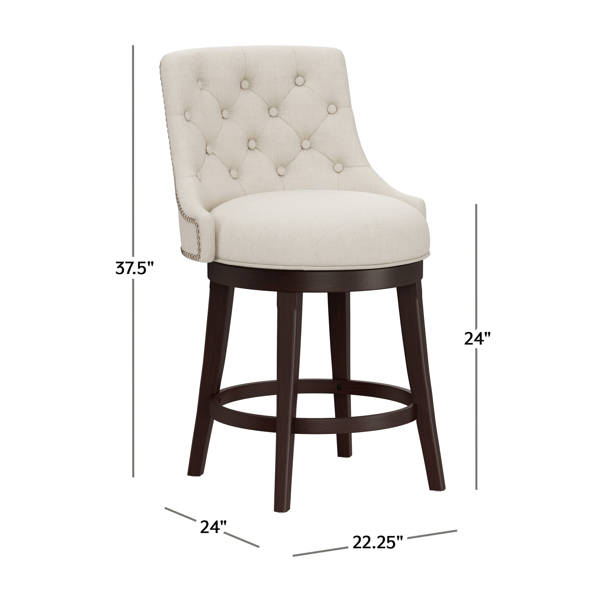 Hillsdale furniture halbrooke swivel counter stool discount