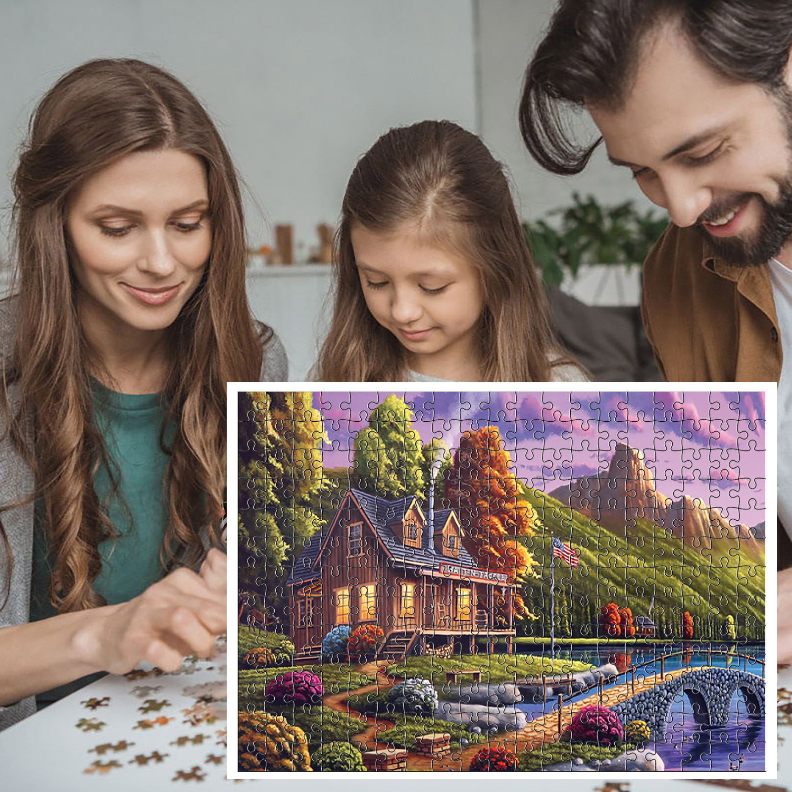 Details about   1000 Pieces Children Adult Kids Puzzles Educational Toy Jigsaw Puzzle Gift NEW 
