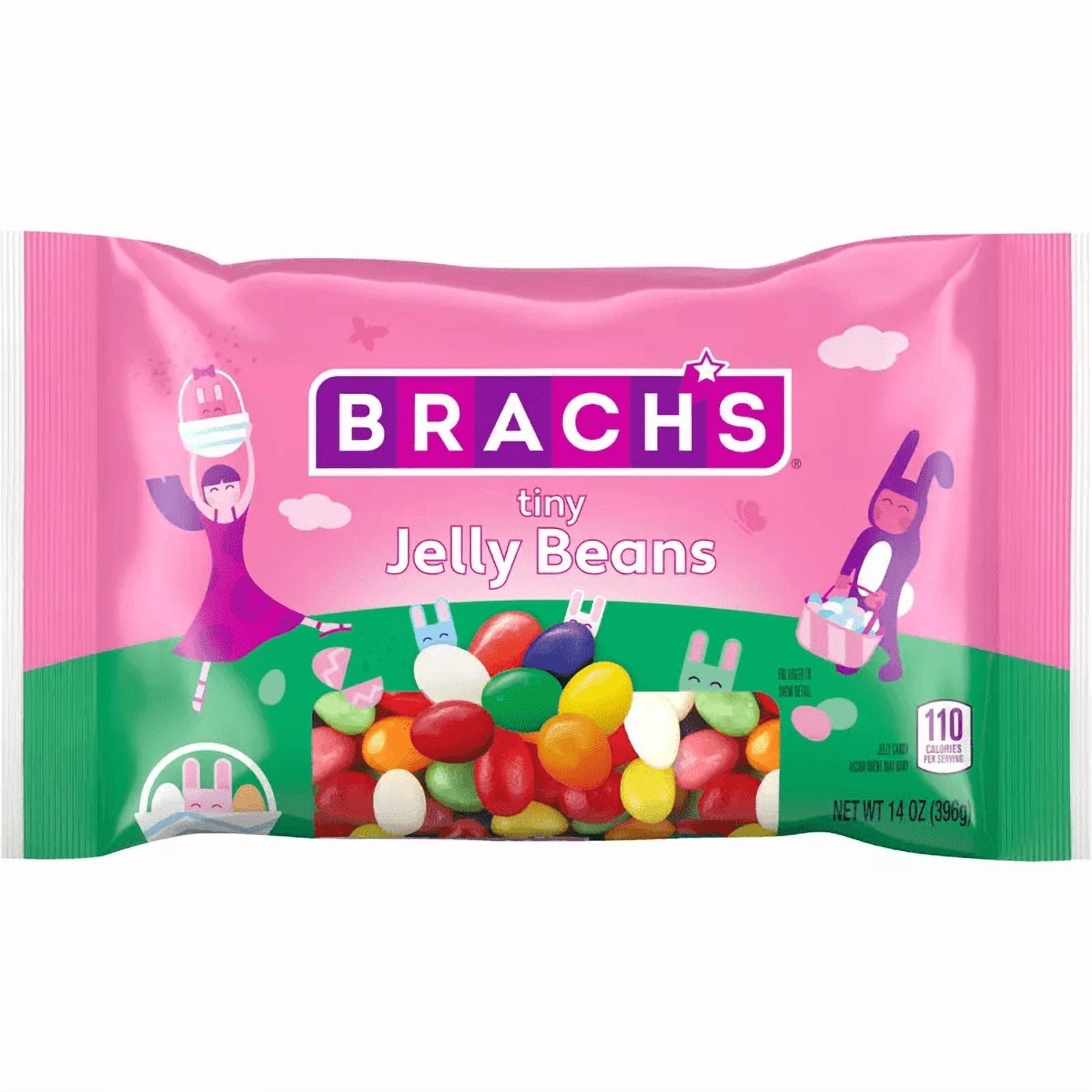 Brach’s Tiny Jelly Beans Candy, Assorted Fruit Flavors, 14 oz, Pack of 3