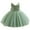 Green, variant on TBWNWG Girls V-Neck Mesh Tutu Dress for Toddler Baby Girls Comfortable Stretchy Waist Casual Party Photoshoot Outfit for Spring Summer Fall,Size 3-4 Years