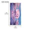thumbnail image 4 of Ryvnso Flamingo with Moon Oversized Beach Towel Microfiber Bath Blankets Swimming Fitness 37" x 74", 4 of 5