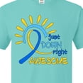 thumbnail image 4 of Inktastic Just Down Right Awesome Down Syndrome Awareness Ribbon T-Shirt, 4 of 5