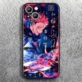 thumbnail image 3 of Jujutsu Kaisen-funda de silicona suave para teléfono móvil, carcasa negra de Anime para Apple iPhone 15 14 13 12 Mini 11 XS XR X 8 7 Pro Max Plus, 3 of 5