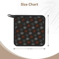 thumbnail image 2 of 2PCS Pot Holders for Kitchen - Heat Resistant Silicone Pot Holders with Hanging Loop, Spider Web Non Slip Oven Hot Pads, Potholders for Decor Baking Cooking Kitchen, 2 of 6