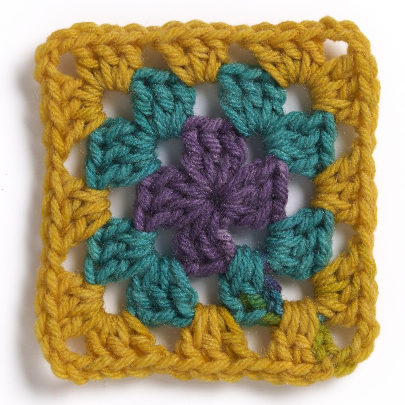 Red Heart® All In One Granny Square Petite™ #4 Worsted (Medium) Acrylic Yarn, Boppin 8.8oz/250g 440 Yards (3 Pack)