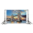 thumbnail image 3 of ABPHOTO 7x5ft Photography Backdrop London Tower Bridge Thames Elegant European Architecture Colorful Sky Nature Scene Photo Background Backdrops, 3 of 4