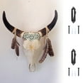 thumbnail image 2 of 3Pcs Deer Skulls Mount Hook Replacement Antler Mount Skulls Hanger Wall Mount Bracket for Deer Antelope Bear Skulls, 2 of 8