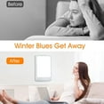 thumbnail image 3 of Light Therapy Lamp  UV-Free 10000 Lux LED Light  Simulation Natural Therapy Sun Lamp  Touch Control  Stepless Brightness Level  Timer Function for Home/Office Use, 3 of 10