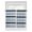 Navy blue, gray, light blue, variant on Navy Blue Gray Striped Kitchen Curtains Tier 24 Inch Length, Farmhouse Stripes Modern Abstract Art Rod Pocket Light Filtering Window Curtains Living Room Bedroom Curtain Drapes Cafe Curtain 27.5x24x2