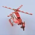 thumbnail image 3 of OULII Plane Model Kit Red Aircrafts Model for Creativity Enhancement DIY Activity 1 Set, 3 of 7