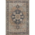 thumbnail image 3 of JONATHAN Y WASHABLE 4 x 6 Area Rug, Maris Ornate Medallion - Beige/Blue, WSH109D-4, 3 of 10