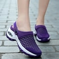 thumbnail image 2 of Guttear Women Mesh Mules & Clogs Fashion Minimalist Design Slip on Garden Shoes Breathable Mesh Walking Sneakers, 2 of 6