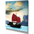 thumbnail image 2 of Grand Voilier Chinois - Impression sur Toile, 2 of 3
