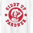 thumbnail image 3 of Instant Message - Giddy Up Pardner - Women's Short Sleeve Graphic T-Shirt, 3 of 6