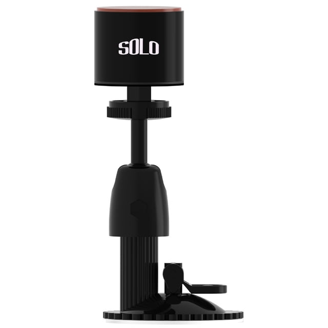 Tambor tonto pequeño con ventosa de silicona para practicar percusión (negro)