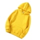 thumbnail image 3 of Sonducket Unisex Womem Hombres Algodón Color sólido Sudadera con cordón Sudadera con capucha Camisetas Amarillo L Sonducket AP000776-27, 3 of 6
